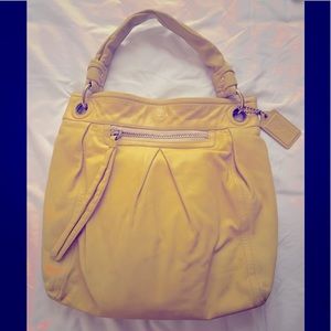 Coach Parker Convertible Hippie Hobo Bag - Yellow